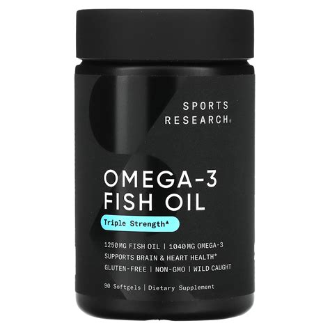 sports research omega 3 recall.